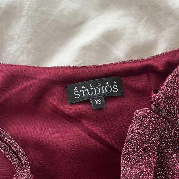 Zalora Pink Sparkly Mini Dress - Picture 6 of 8